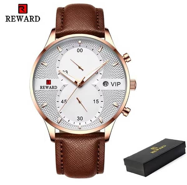 REWARD – montre-bracelet de luxe en cuir